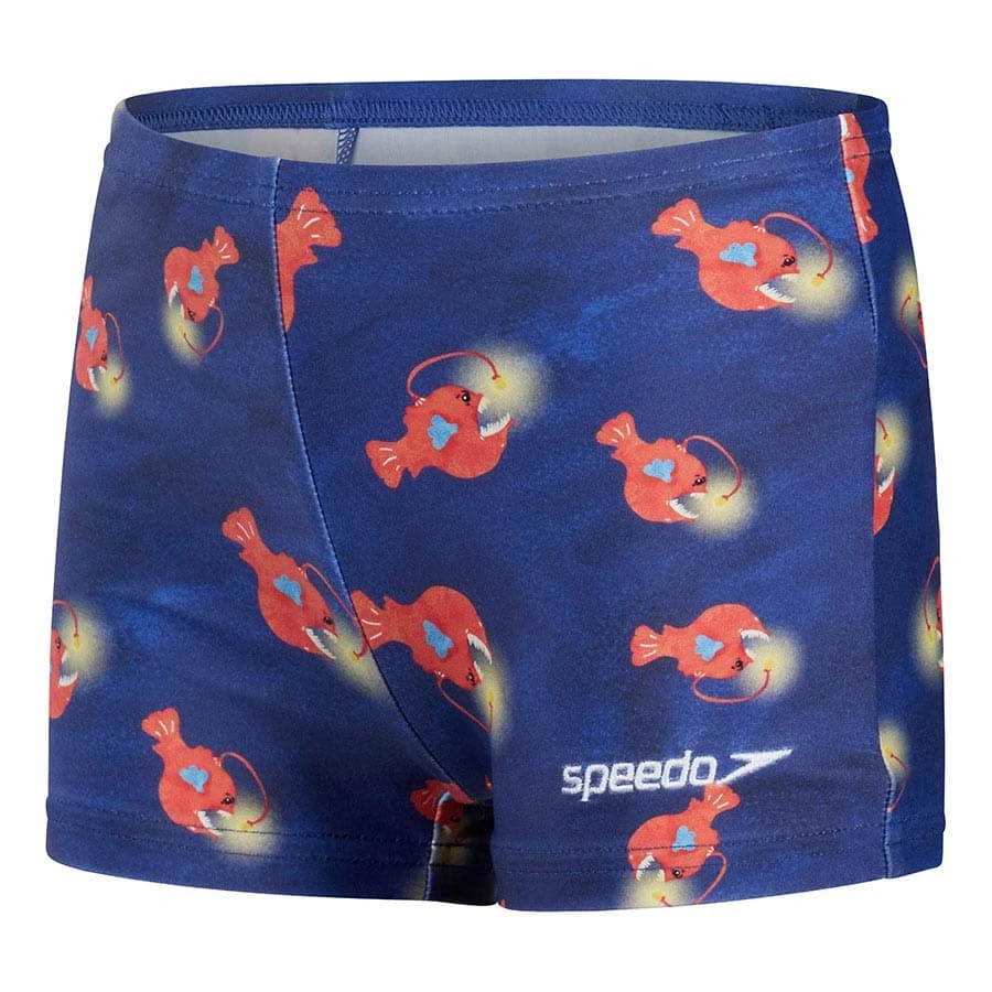 Speedo Digital Allover Jungen Badehose Blau/orange 3 Speedo Digital Allover Jungen Badehose Blau/orange