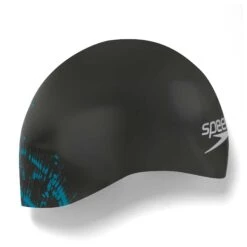 Speedo Fastskin Schwimmkappe Schwarz/weiß/blau