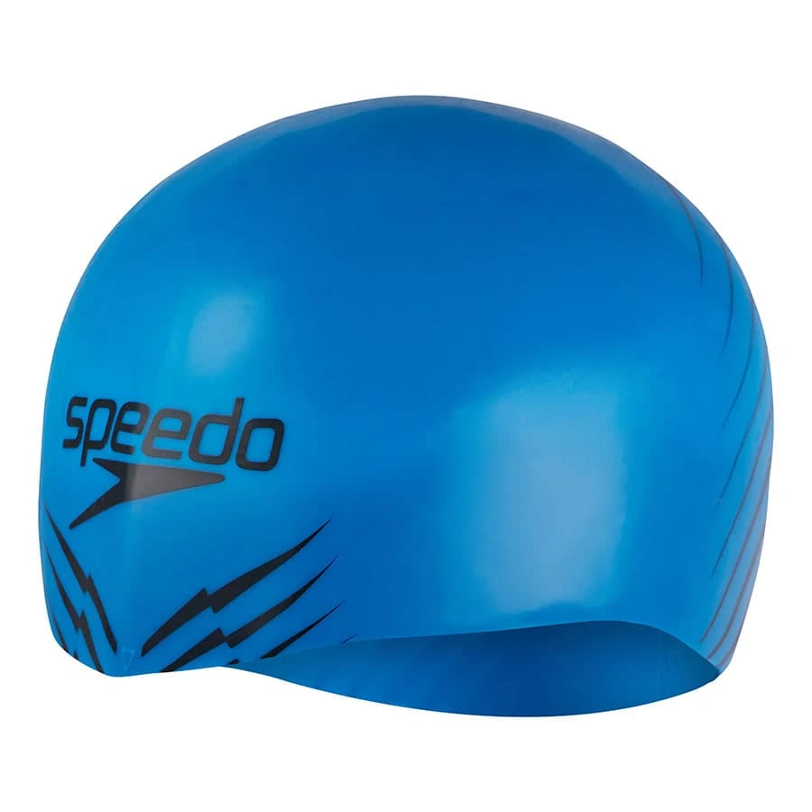 Speedo Fastskin Schwimmkappe Blau/schwarz 3 Speedo Fastskin Schwimmkappe Blau/schwarz