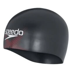 Speedo Fastskin Schwimmkappe Schwarz/weiß