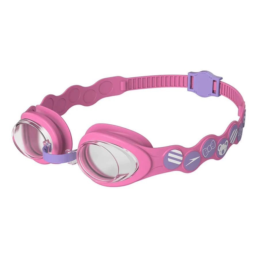Speedo Spot Goggle Kinder Schwimmbrille Rosa/lila Mit Transparenten Gläsern 3 Speedo Spot Goggle Kinder Schwimmbrille Rosa/lila Mit Transparenten Gläsern