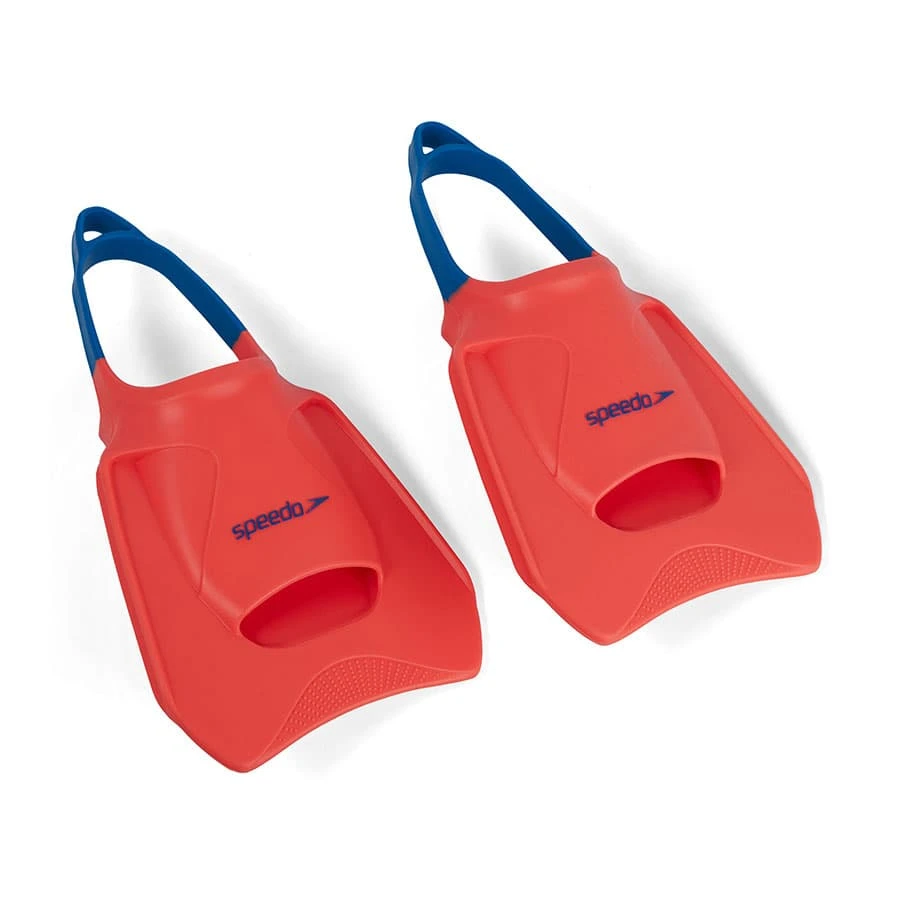 Speedo Fitness Fin Flossen Orange/blau 3 Speedo Fitness Fin Flossen Orange/blau