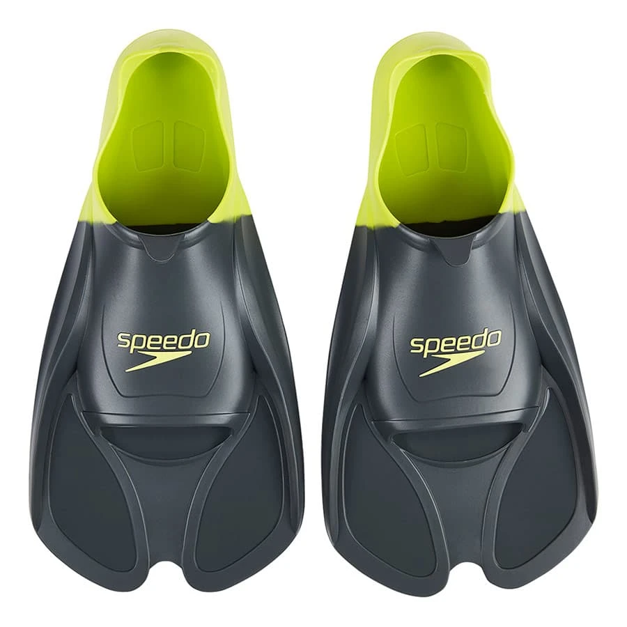 Flossen Speedo Training Fin Grau/Limettengrün 3 Flossen Speedo Training Fin Grau/Limettengrün