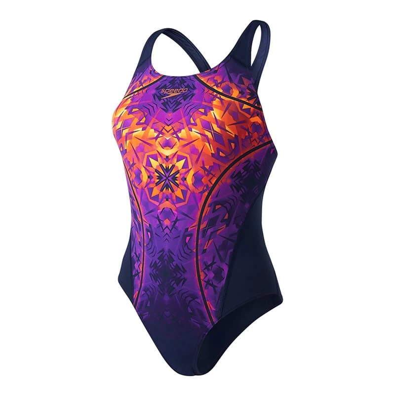Bademode Speedo GemstoneFlash Recordbreaker Lila Orange Frau 3 Bademode Speedo GemstoneFlash Recordbreaker Lila Orange Frau