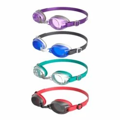 Speedo Jet Assorted Schwimmbrille Lila/blau/rot Mit Transparenten Gläsern (4 Stück)
