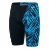Speedo Storm Wave Allover Digital V Panel Badehose Blau/schwarz