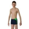 Badehose Speedo Boom Splice Aquashort Dunkelblau/grün Jungen