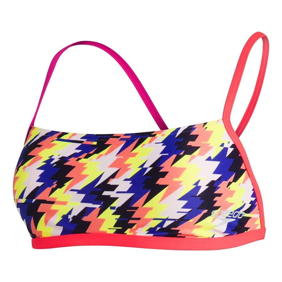 Speedo Allover Cross-Back Damen Bikinioberteil Mehrfarbig 3 Speedo Allover Cross-Back Damen Bikinioberteil Mehrfarbig