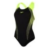 Speedo Placement Laneback Damen Badeanzug Schwarz/gelb 2 Speedo Placement Laneback Damen Badeanzug Schwarz/gelb -Speedo Verkaufsgeschäft so 8 11389f344 001