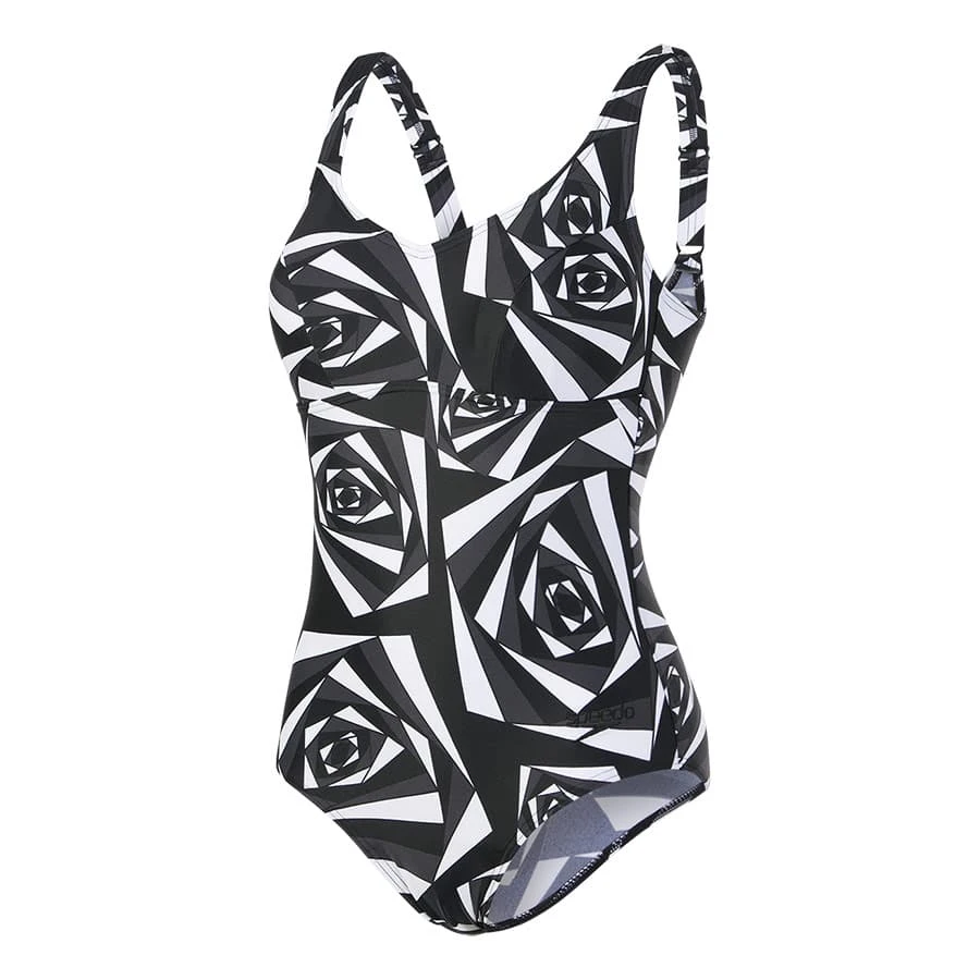 Badeanzug Speedo Marlena Schwarz/grau/weiß Damen 3 Badeanzug Speedo Marlena Schwarz/grau/weiß Damen