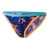 Bikini-Badehose Speedo Kanji Lights Tulip Brief Blau/orange Damen