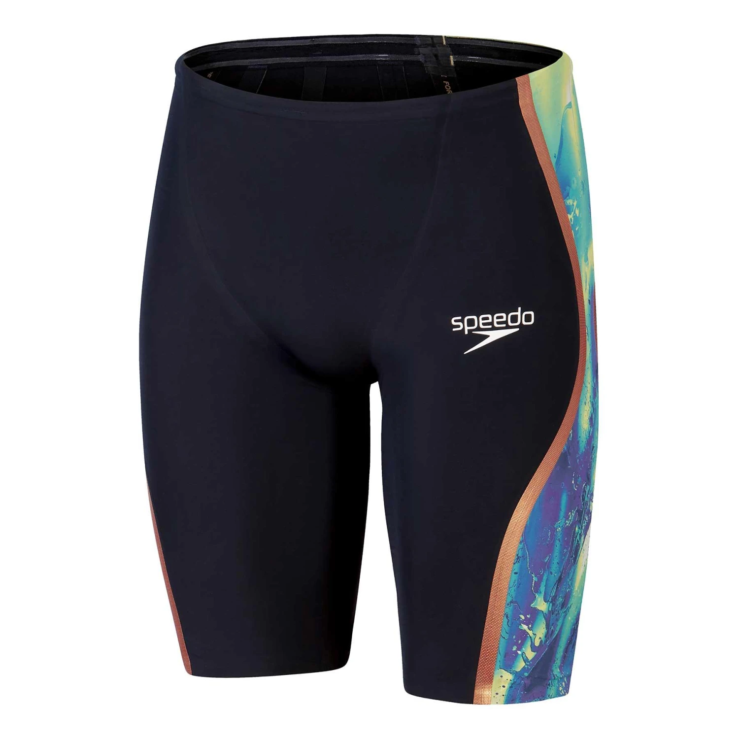Speedo Fastskin LZR Pure Intent High Waist Jammer Badehose Schwarz/lila/blau 3 Speedo Fastskin LZR Pure Intent High Waist Jammer Badehose Schwarz/lila/blau