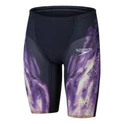 Speedo Fastskin LZR Pure Valor High Waisted Badehose Schwarz/lila/weiß