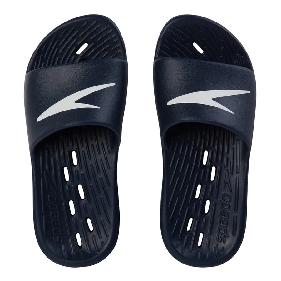 Speedo Slide Kinder Badesandalen Navy Blau 3 Speedo Slide Kinder Badesandalen Navy Blau