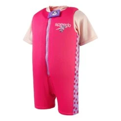 Speedo Learn To Swim Character Printed Kinder Bojenazug Rosa/pastelllila/beige