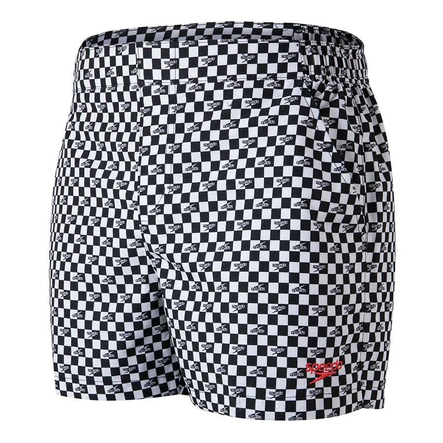 Speedo Vintage Leisure 14' Badeshorts Schwarz/weiß 3 Speedo Vintage Leisure 14' Badeshorts Schwarz/weiß