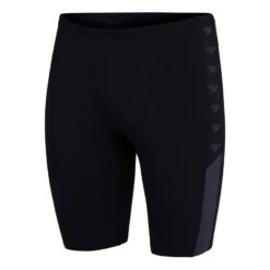 Speedo Boom Logo Splice Jammer Badehose Schwarz