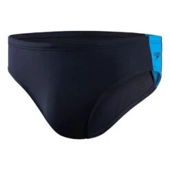 Speedo Boom Logo Splice 7cm Badehose Dunkelblau/hellblau