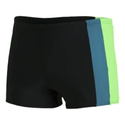 Speedo Colourblock Aquashort Badehose Schwarz/blau/grün