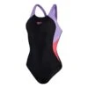 Speedo Colourblock Splice Muscleback Damen Badeanzug Schwarz/pastelllila/rosa -Speedo Verkaufsgeschäft so 8 1347515476 001