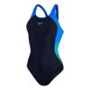 Speedo Colourblock Splice Muscleback Damen Badeanzug Dunkelblau/marineblau/türkis -Speedo Verkaufsgeschäft so 8 1347515489 001