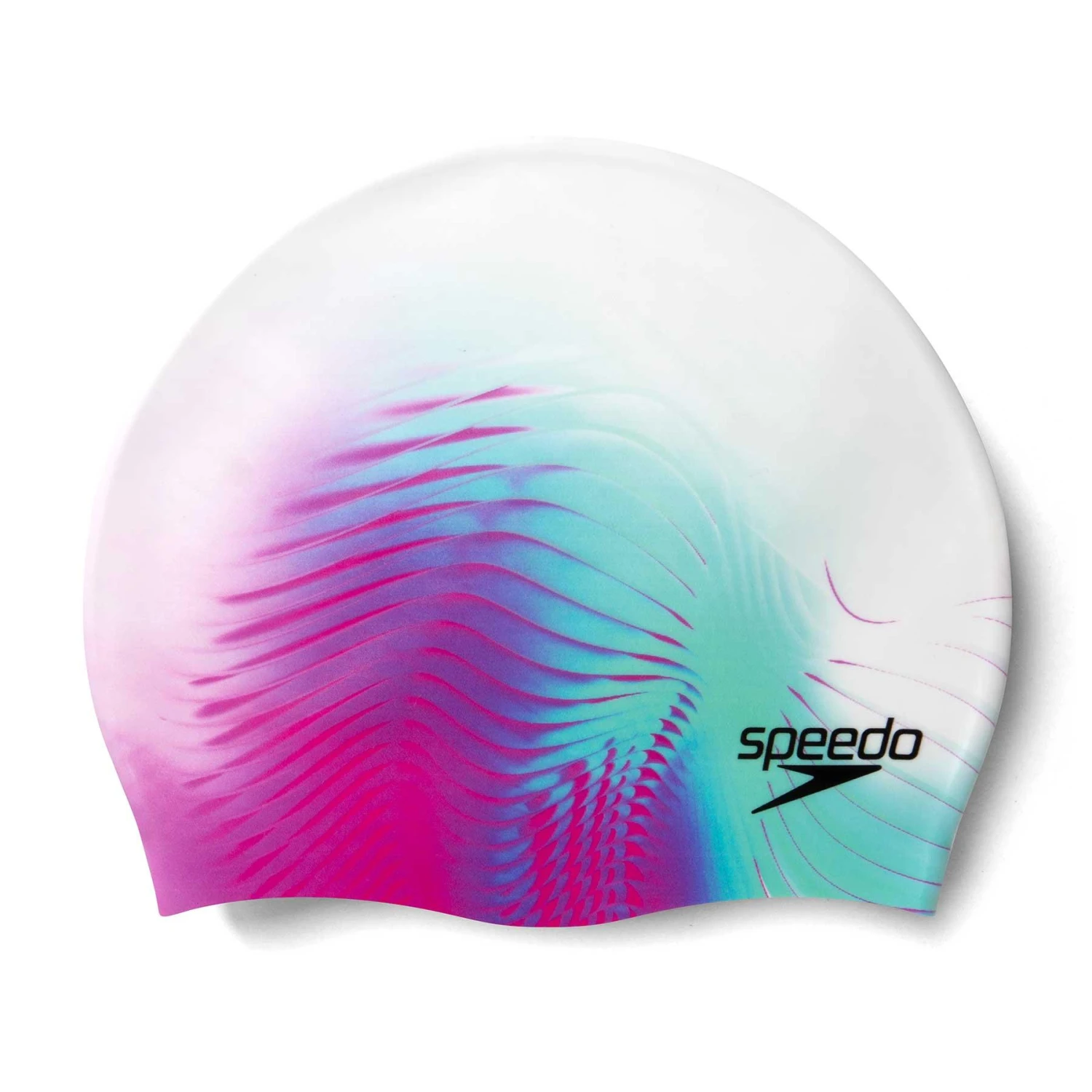 Speedo Digital Print Schwimmkappe Weiß/fuchsia/grün 3 Speedo Digital Print Schwimmkappe Weiß/fuchsia/grün