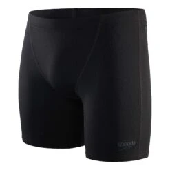 Speedo Eco Endurance+ V Cut Mid Badehose Tiefschwarz