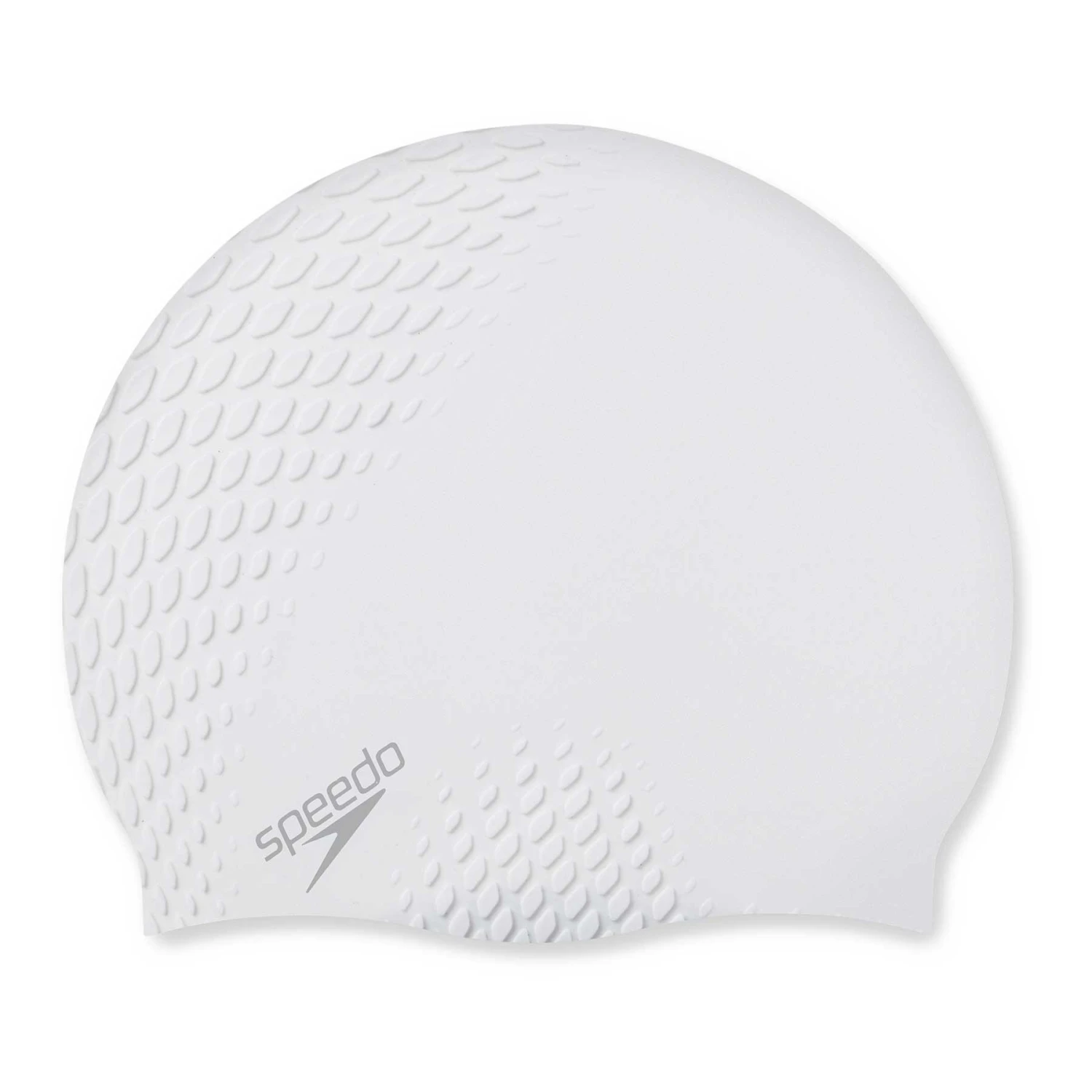 Speedo Bubble Active+ Schwimmkappe Weiß/grau 3 Speedo Bubble Active+ Schwimmkappe Weiß/grau