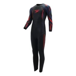 Speedo Xenon Neoprenanzug Schwarz Rot Blau