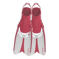 Speedo Schutzbrille Und Flossen Set Rot