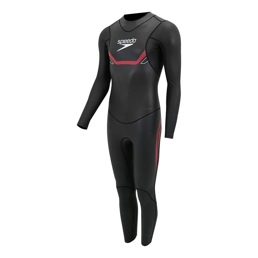 Speedo Proton Thinswim Neoprenanzug Schwarz/rot 3 Speedo Proton Thinswim Neoprenanzug Schwarz/rot
