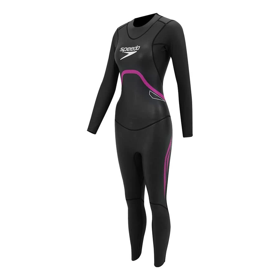 Speedo Proton Thinswim Damen Neoprenanzug Schwarz/rosa 3 Speedo Proton Thinswim Damen Neoprenanzug Schwarz/rosa